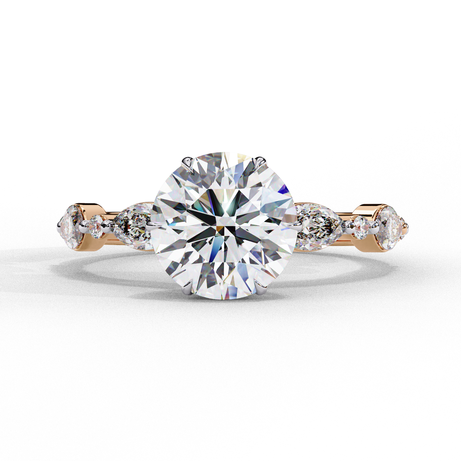 Round Cut Diamond Engagement Ring